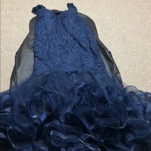Navy Blue Wedding Gown